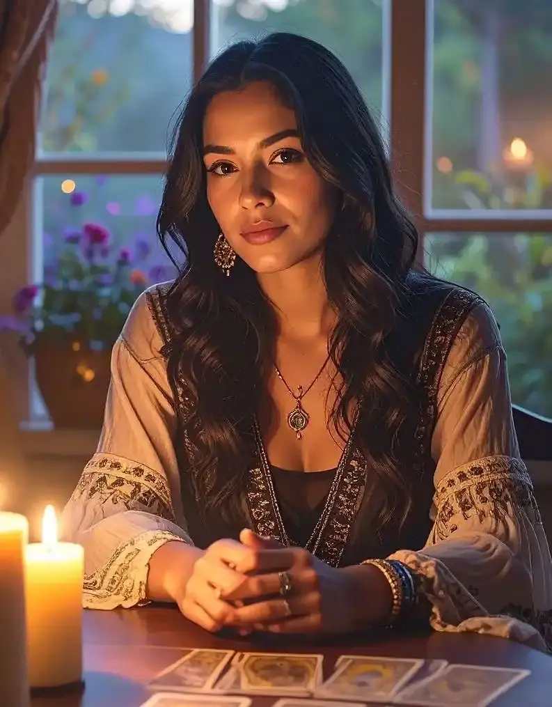 Élara, tarologue et voyante spécialisée en tirage divinatoire